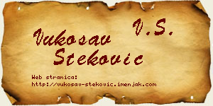 Vukosav Steković vizit kartica